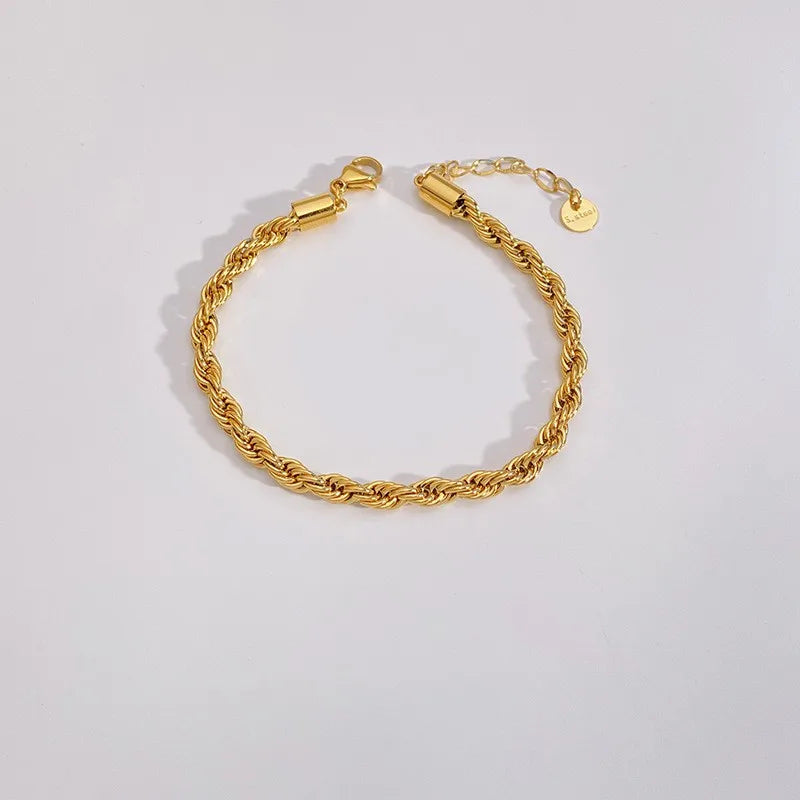 Pulsera Cordón Dorada