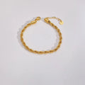 Pulsera Cordón Dorada
