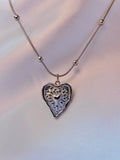 Collar Corazón Plata