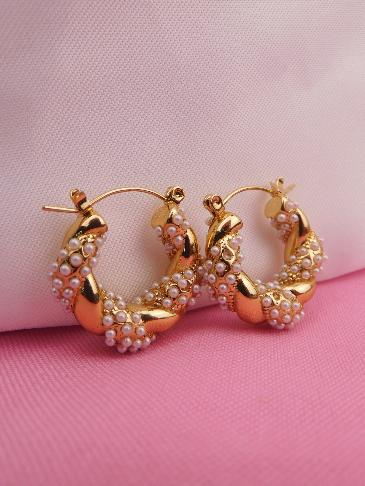 Aretes Twist Perla