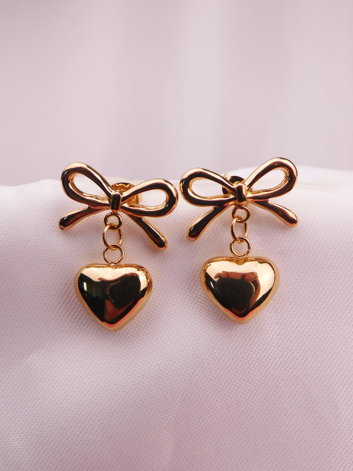 Aretes Corazón Colgante
