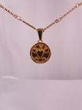 Collar Medalla Amor Dorado