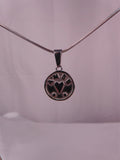 Collar Medalla Amor Plateado