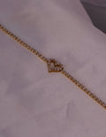 Pulsera Radiant Heart Dorado