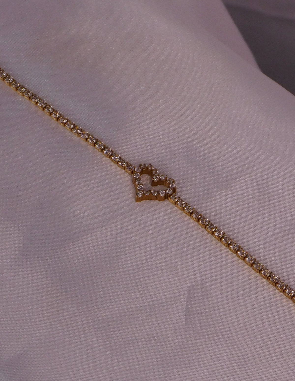 Pulsera Radiant Heart Dorado