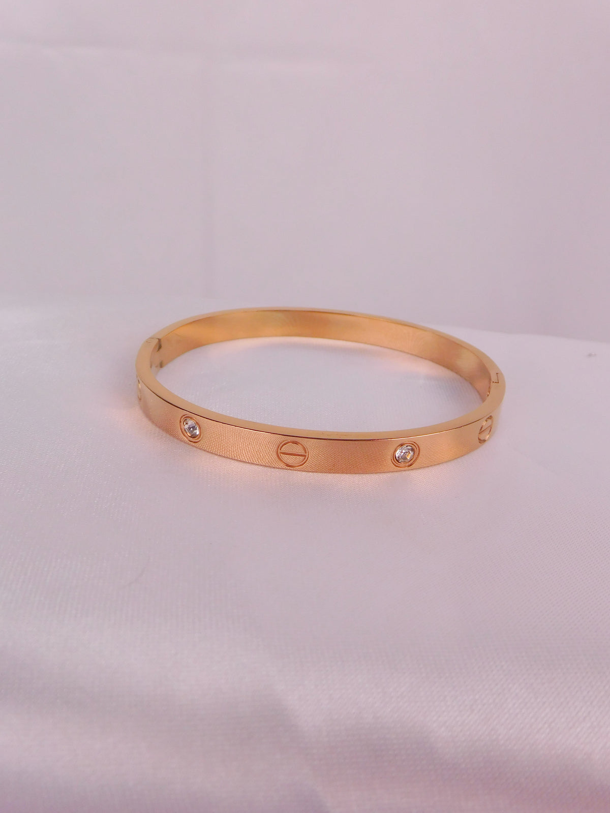 Brazalete Zirconia Luxe Rose Gold