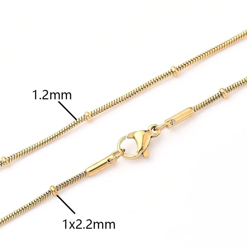 Collar Balines Dorado